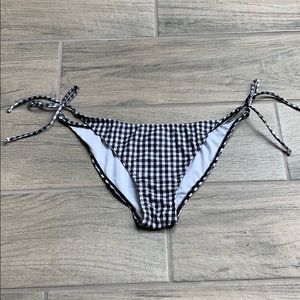 Missguided gingham bikini bottom